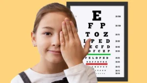 اختبار النظر للاطفال