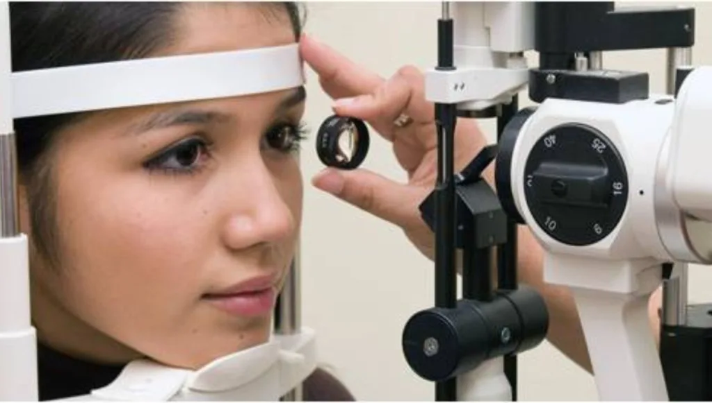 فحص الشبكية