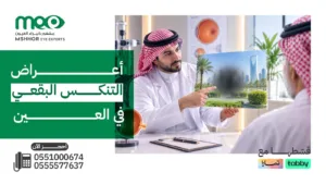 أعراض التنكس البقعي في العين