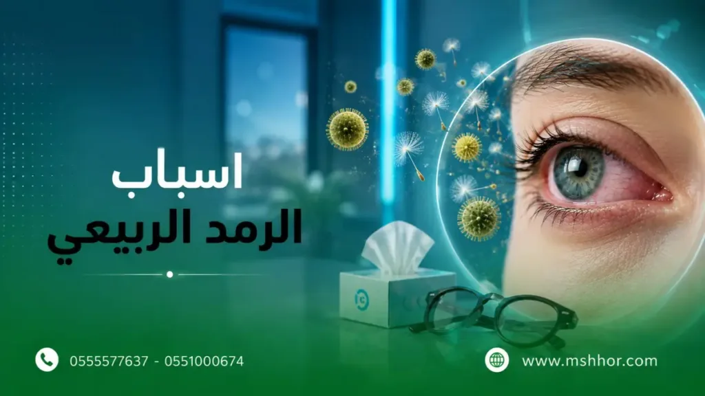 اسباب الرمد الربيعي