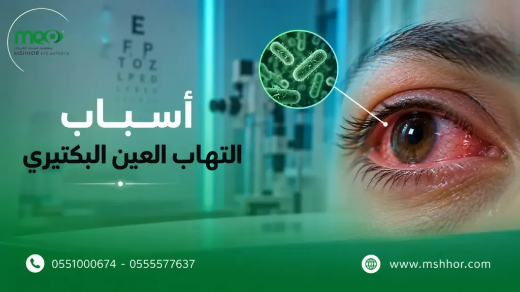 أسباب التهاب العين البكتيري