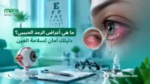 أعراض الرمد الحبيبي